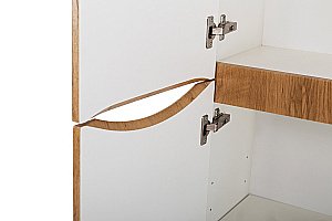 Шкаф BelBagno FLY-MARINO 1500 40 Rovere Nature для ванной в интернет-магазине сантехники Sanbest