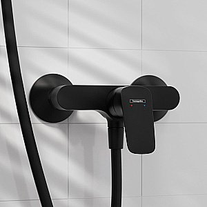 Смеситель для душа Hansgrohe Logis 71600670 черный матовый купить в интернет-магазине сантехники Sanbest