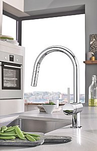 Смеситель для кухни Grohe Minta 32321002 хром купить в интернет-магазине сантехники Sanbest