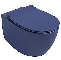 Унитаз подвесной Isvea Sentimenti Neo 10AR02010SV-2Z синий матовый, безободковый купить в интернет-магазине Sanbest