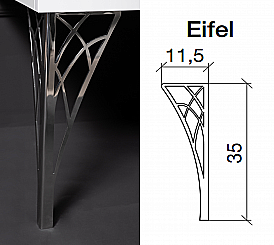 Ножки для мебели Armadi Art NeoArt Eifel хром 2 шт купить в интернет-магазине сантехники Sanbest