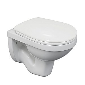 Унитаз подвесной BERGES Gamma 043334 с инсталляцей ATOM Line, кнопка белая/хром глянец, с крышкой микролифт купить в интернет-магазине Sanbest