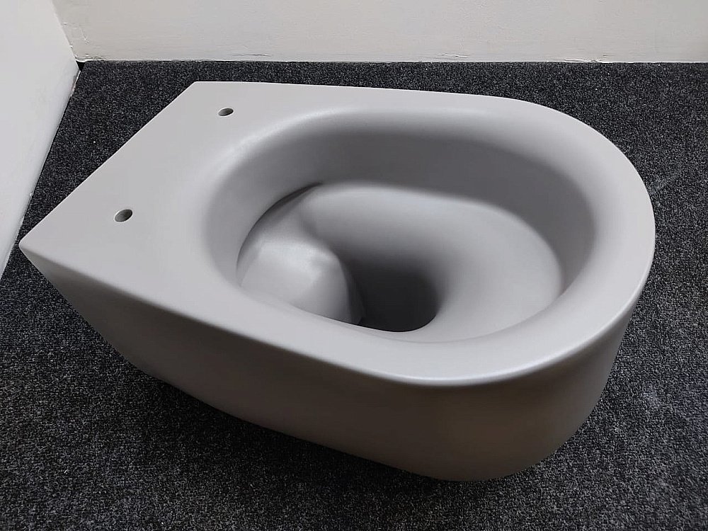 Унитаз подвесной Kerasan Nolita 5314 Ferro Matt, безободковый купить в интернет-магазине Sanbest