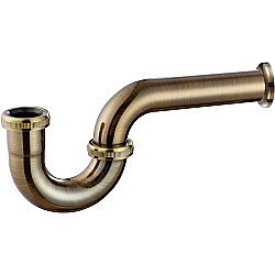 Сифон для биде Kaiser 976-1An бронза купить в интернет-магазине сантехники Sanbest