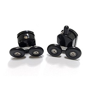 Душевой уголок Abber Schwarzer Diamant AG30180BH-S60B-S60B 180х60 стекло прозрачное/профиль черный купить в интернет-магазине Sanbest