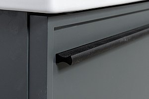 Тумба с раковиной LA FENICE Elba Grigio 80 серая для ванной в интернет-магазине Sanbest