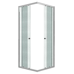 Душевой уголок Niagara Eco NG-1009-14QMT 90х90 профиль хром/стекло матовое купить в интернет-магазине Sanbest