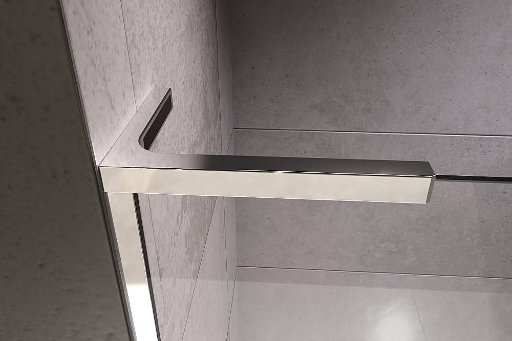 Шторка для ванны Radaway Furo SL PND II 120 стекло прозрачное/профиль хром купить в интернет-магазине Sanbest