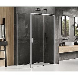 Душевой угол NEW TRENDY PRIME D-0311A/D-0124B 160x90 стекло прозрачное/профиль хром, правый купить в интернет-магазине сантехники Sanbest