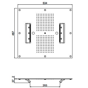 Верхний душ Carimali MyDream 23075XN-CRX купить в интернет-магазине сантехники Sanbest