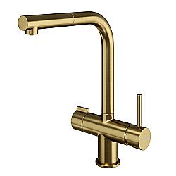 Смеситель для кухни WasserKraft A8987 золото матовое купить в интернет-магазине сантехники Sanbest