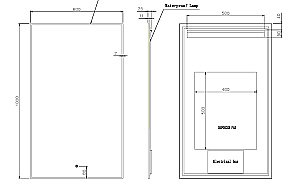 Зеркало Boheme 60 569-G золото в ванную от интернет-магазине сантехники Sanbest