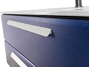 Тумба с раковиной Cezares ECO-CER-N 120 ECO-CER-N-1200-2C-SO-SPF-P сапфир для ванной в интернет-магазине Sanbest