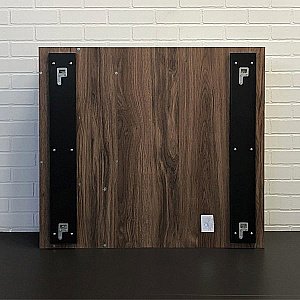 Зеркало со шкафом Comforty Равенна Лофт 00-00006656 90 дуб темно-коричневый в ванную от интернет-магазине сантехники Sanbest