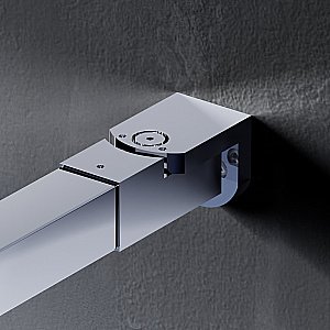 Душевое ограждение AM.PM Func W84WI 120 W84WI-120-F1-MTE стекло прозрачное/профиль хром купить в интернет-магазине Sanbest