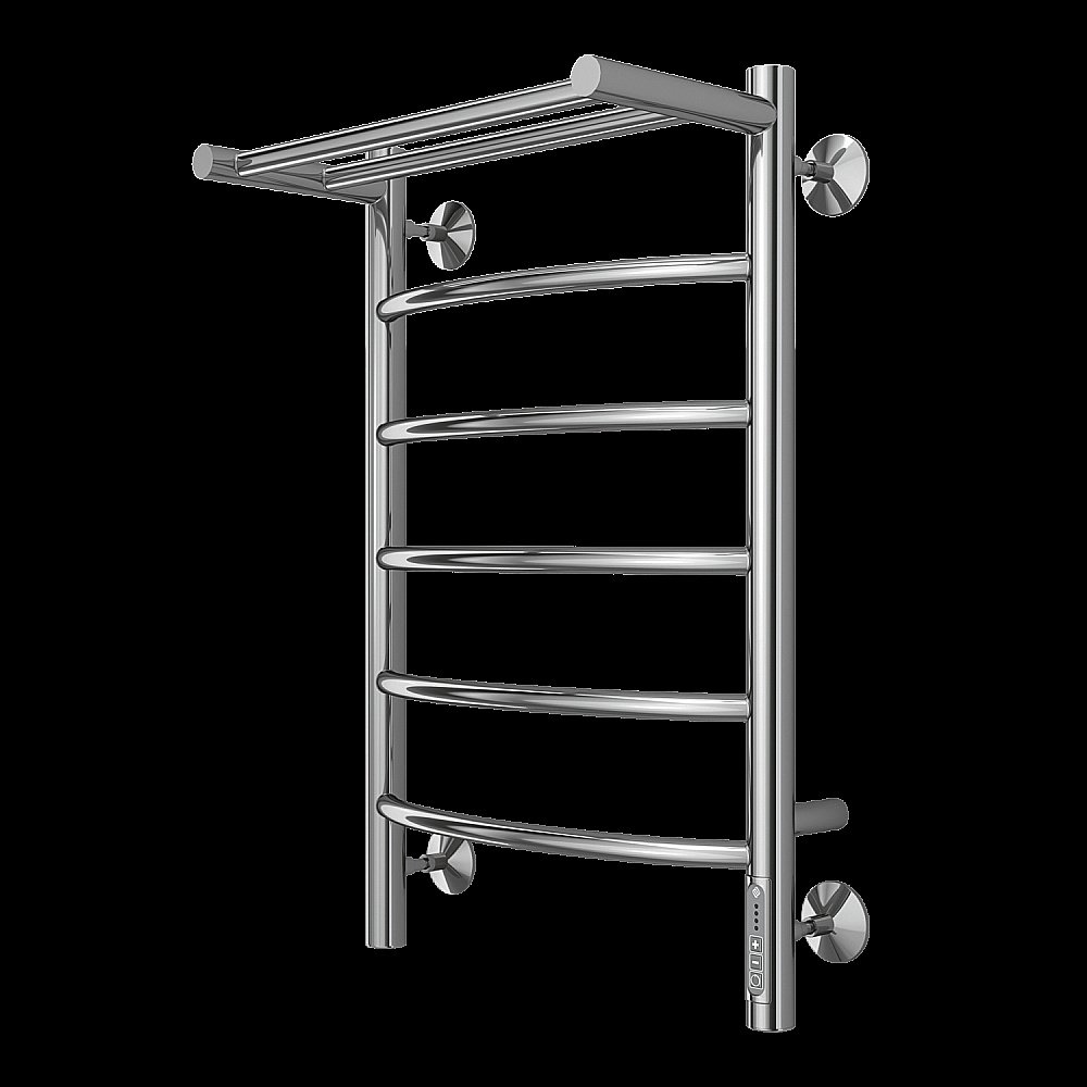 Полотенцесушитель электрический с полочкой Terminus Классик П6 400х650 купить в интернет-магазине сантехники Sanbest