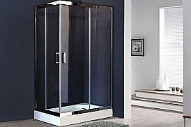 Душевой уголок Royal Bath RB8120HP-T-CH-R 120х80 прозрачный правый купить в интернет-магазине сантехники Sanbest