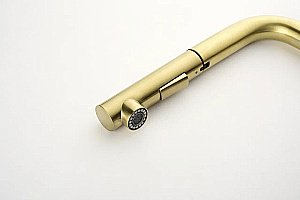 Смеситель для кухни Paulmark Neo Ne214419-LG  светлое золото купить в интернет-магазине сантехники Sanbest