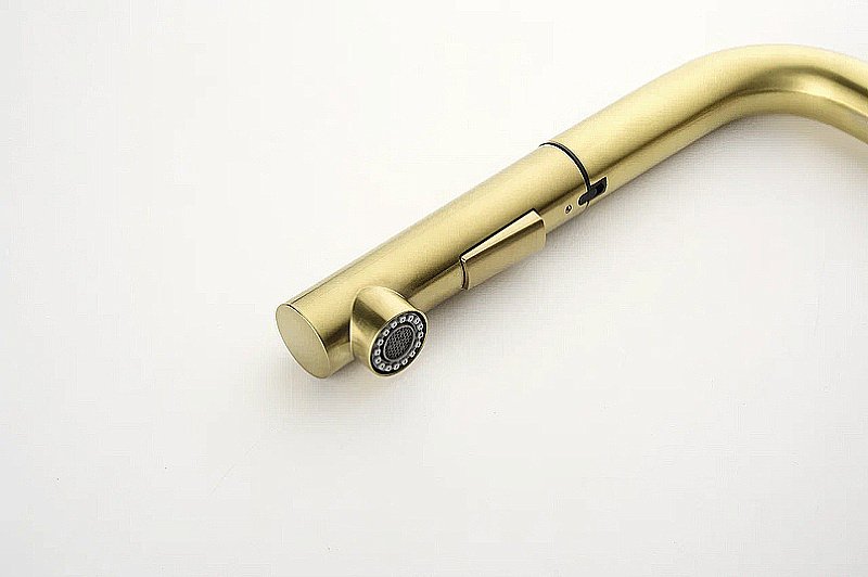 Смеситель для кухни Paulmark Neo Ne214419-LG  светлое золото купить в интернет-магазине сантехники Sanbest