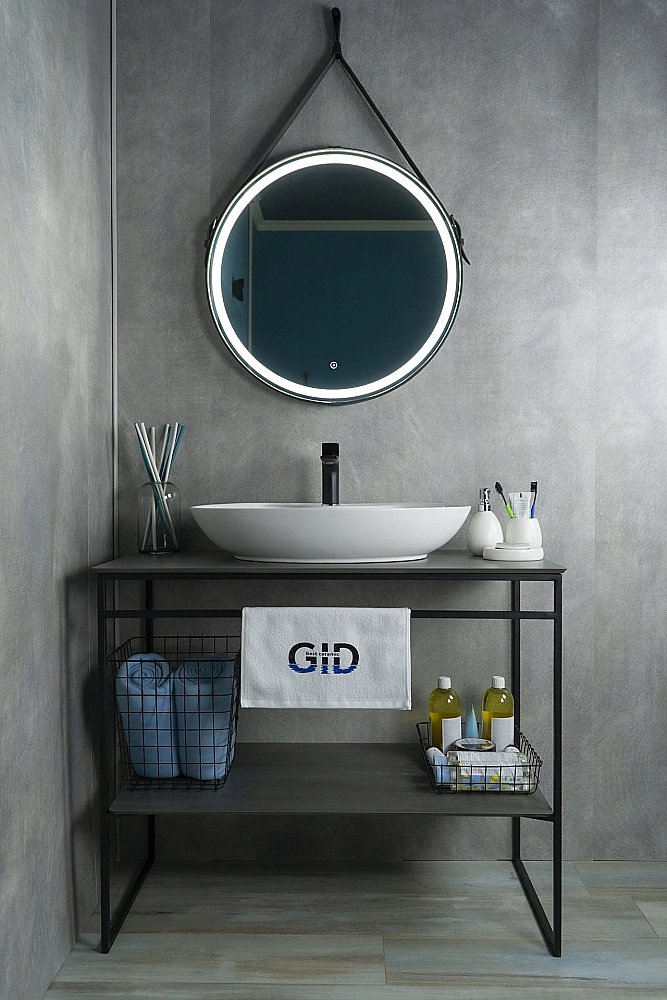 Раковина накладная Gid Lago 65 N9438 51151 белая купить в интернет-магазине Sanbest