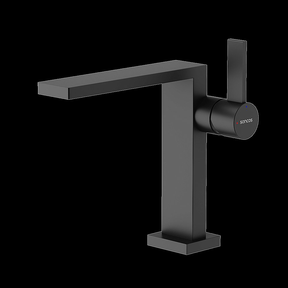 Смеситель для раковины Sancos Linn SC9019MB черный матовый купить в интернет-магазине сантехники Sanbest