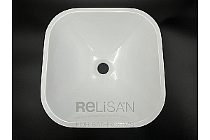 Раковина накладная Relisan Sera Гл000011884 36 белая купить в интернет-магазине Sanbest
