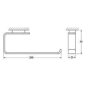 Полотенцедержатель ARTWELLE REGEN 8313 купить в интернет-магазине сантехники Sanbest