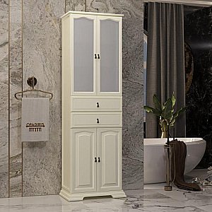 Пенал Опадирис Риспекто 60 слоновая кость для ванной в интернет-магазине сантехники Sanbest