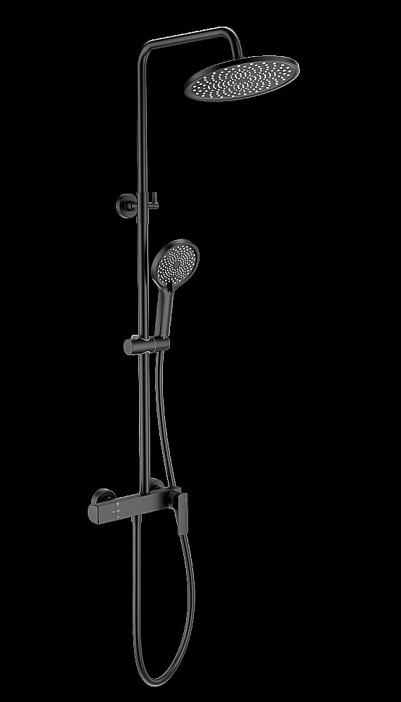 Душевая система WONZON & WOGHAND WW-B3517-MB черный матовый купить в интернет-магазине сантехники Sanbest