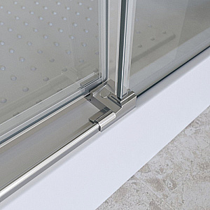 Душевой уголок BelBagno Marino 2-AH-1 130x100 стекло прозрачное/профиль хром купить в интернет-магазине Sanbest