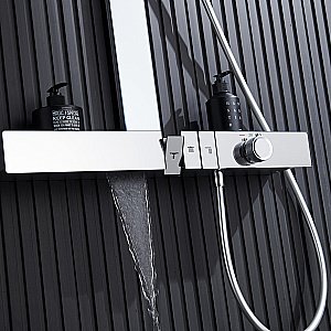 Душевая система Black&White Gravity 9005NC хром глянцевый купить в интернет-магазине сантехники Sanbest