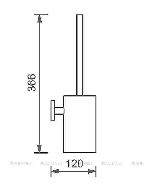 Ершик для унитаза Aquanet 4588 264911 купить в интернет-магазине сантехники Sanbest