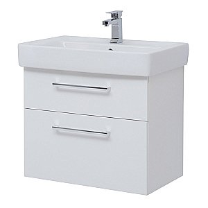 Тумба с раковиной Dreja Q Max 80 белый для ванной в интернет-магазине Sanbest