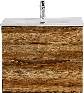 Тумба с раковиной BelBagno MARINO-CER-N-600-2C-SO-RR-P Rovere Rustico для ванной в интернет-магазине Sanbest