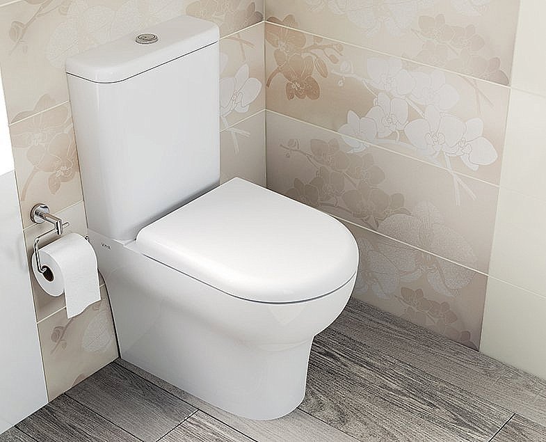 Унитаз Vitra Zentrum 9012B003-7202 с бачком, с крышкой микролифт, белый купить в интернет-магазине Sanbest