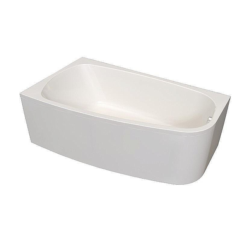 Ванна акриловая Радомир Рона 168х95 белая, слив золото купить в интернет-магазине Sanbest