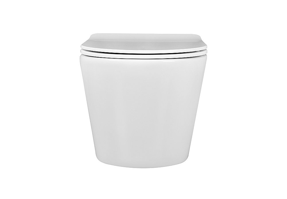 Унитаз подвесной Aquatek Вега AQ1905-00 белый, с крышкой микролифт, безободковый купить в интернет-магазине Sanbest