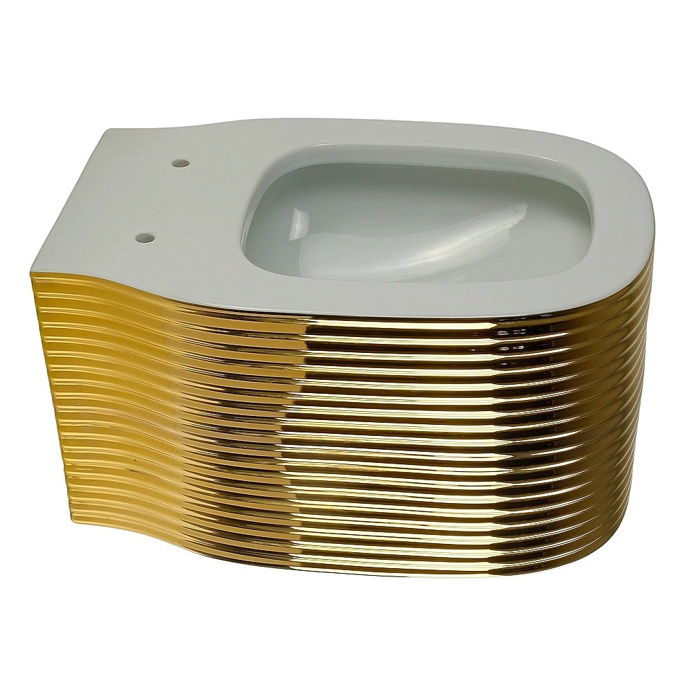 Унитаз подвесной Migliore MARE 32053 золото купить в интернет-магазине Sanbest