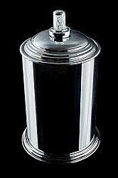 Мусорное ведро Boheme Murano Cristal 10907-CRST-CH купить в интернет-магазине сантехники Sanbest