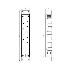 Короб для установки термостата Carimali KIT00050 купить в интернет-магазине сантехники Sanbest