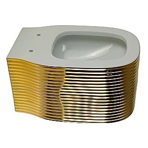 Унитаз подвесной Migliore MARE 32053 золото купить в интернет-магазине Sanbest