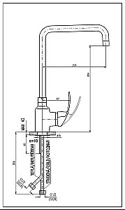 Смеситель для раковины RAV-Slezak MISSISSIPPI MS007.5/5 купить в интернет-магазине сантехники Sanbest