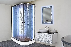 Душевая кабина DTO ЕМ1512 N LED 120х80 купить в интернет-магазине Sanbest