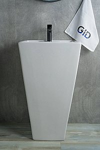 Раковина напольная Gid Autonomo 47,5 Nb145 81103 белая купить в интернет-магазине Sanbest