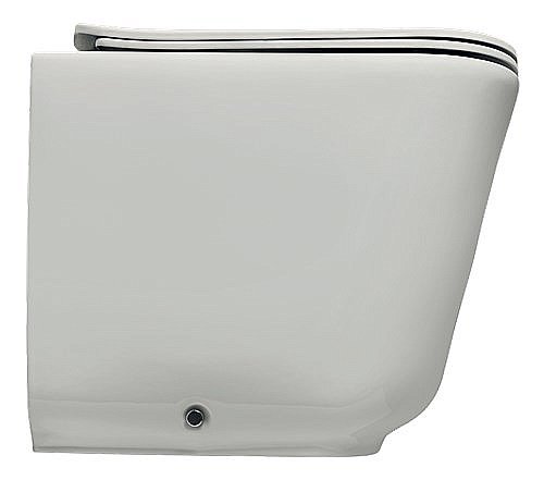 Унитаз приставной Kerasan Tribeca 5118 Белый Матовый, безободковый купить в интернет-магазине Sanbest