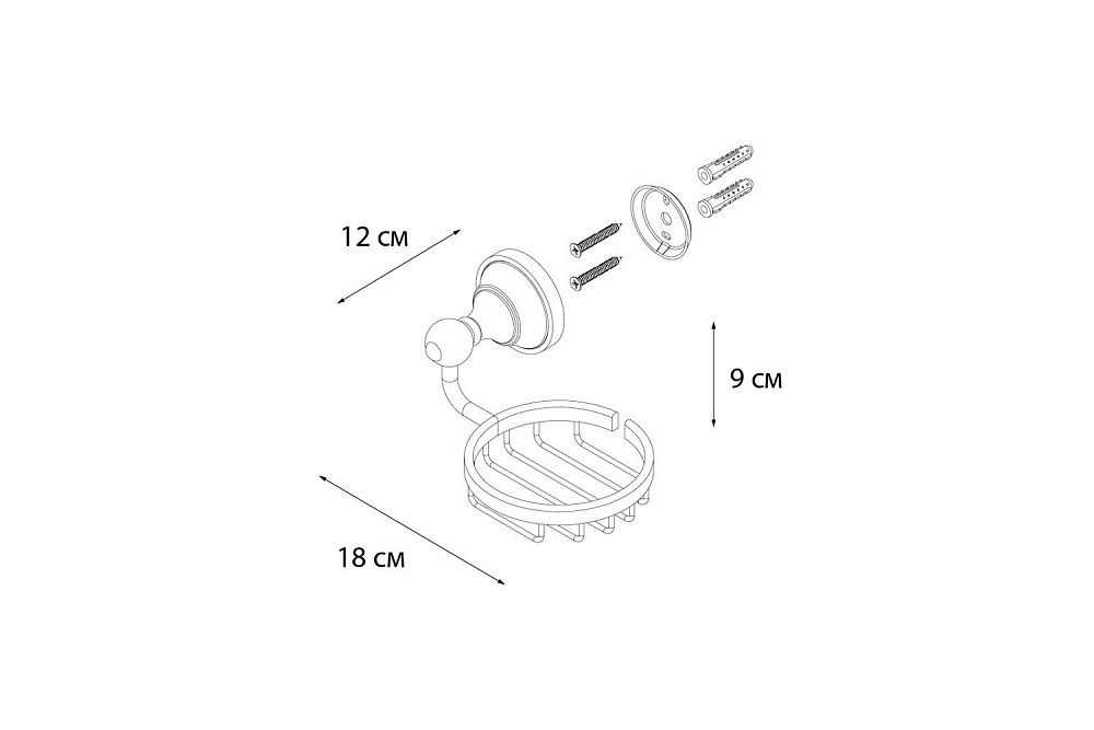 Мыльница FIXSEN BOGEMA FX-78509 купить в интернет-магазине сантехники Sanbest