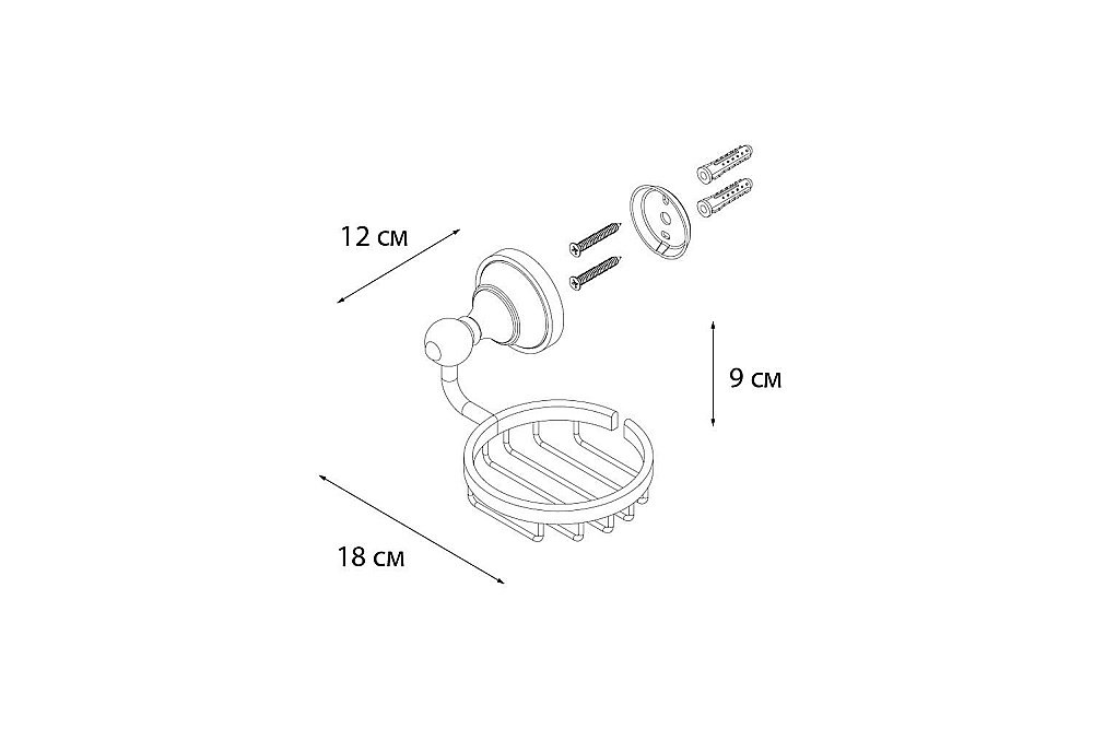 Мыльница FIXSEN BOGEMA FX-78509 купить в интернет-магазине сантехники Sanbest