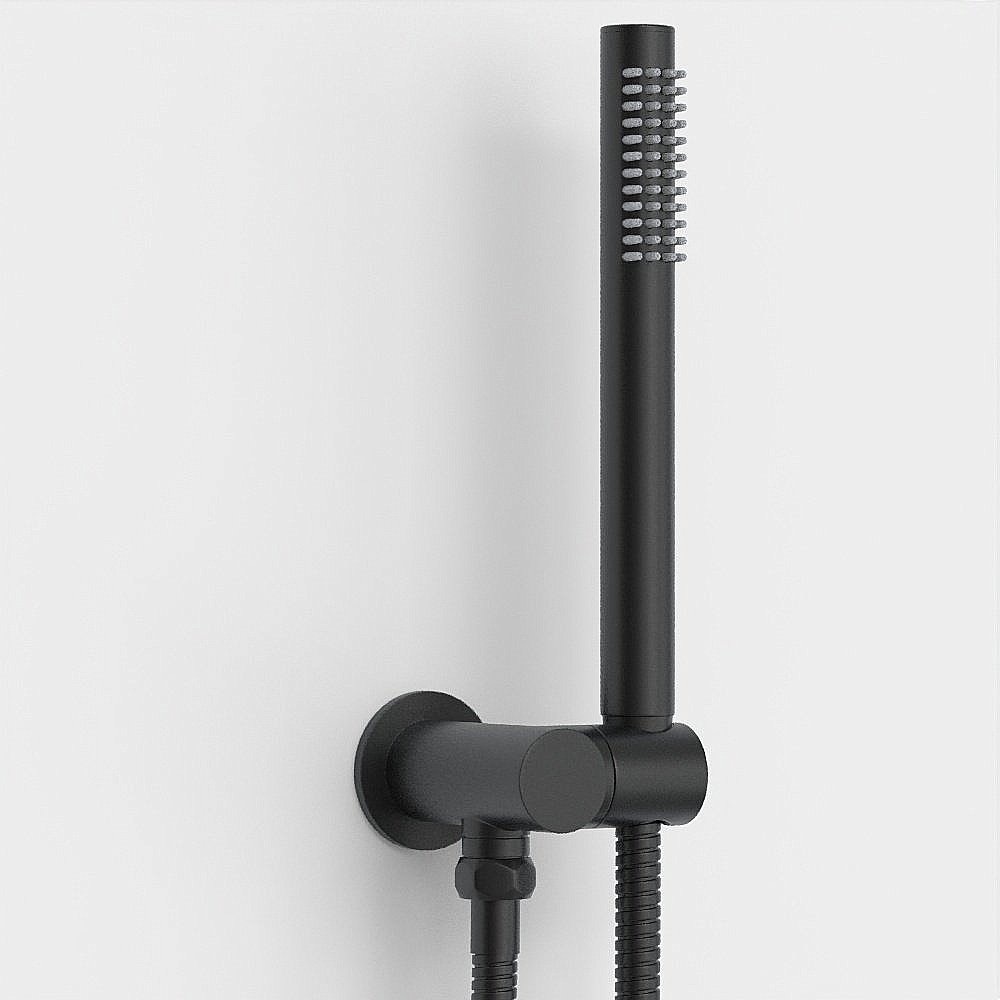 Душевая система Berges VENTAS 73004 черная матовая купить в интернет-магазине сантехники Sanbest