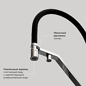 Смеситель для кухни Sancos Loro SC4007CH хром купить в интернет-магазине сантехники Sanbest