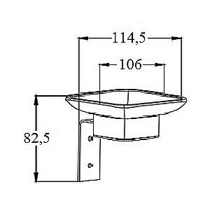 Мыльница Boch Mann CR-D01-04 BM10661 хром купить в интернет-магазине сантехники Sanbest